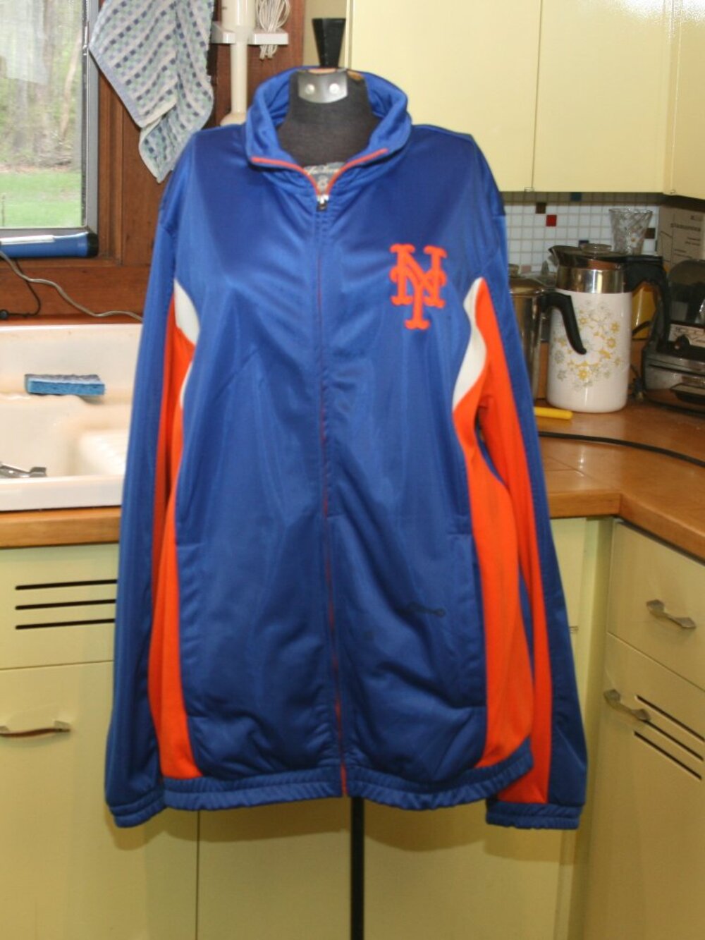 NY Mets Zipper Jacket MBL Sports Coat G-III Baseball